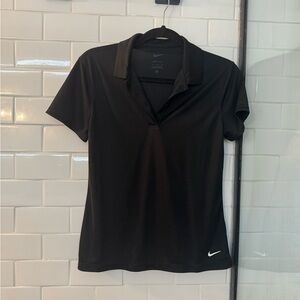 Nike Women's Black Short Sleeve Polo